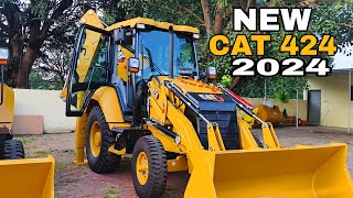 Cat ka jcb ! New Cat 424 bs 5 review in Hindi ! 5 saal warranty ke sath @JcbBackhoes