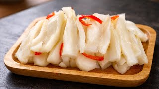 Cách làm củ cải muối giòn ngon, rất đơn giản, ai ăn cũng mê