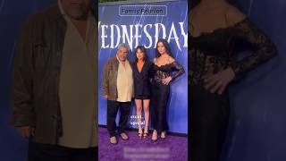 Luis Guzman, Jenna Ortega, & Catherine Zeta-Jones at 'Wednesday' Netflix Screening #jennaortega