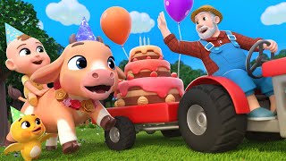 Old MacDonald Had a Farm | Birthday Party | Lalafun Nursery Rhymes \u0026 Kids Songs