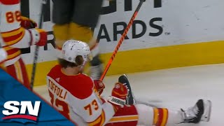 Flames' Tyler Toffoli Creates Turnover & Finishes With POWER Move vs. Golden Knights