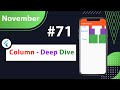 Flutter Tutorial - Column - Deep Dive