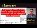 ការបង្ករោគ ដោយមេរោគhpv hpv infection