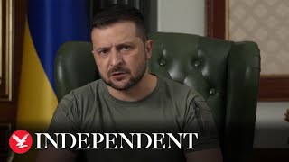 Zelensky claims Russian occupiers 'trying to escape' liberated Ukraine regions