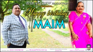 Happy Birthday MAIM - Bab Andrew | New Konkani Birthday Song #newkonkanisongs #konkani #birthday