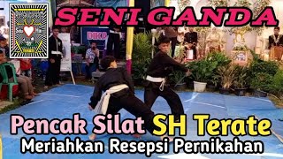 Seni Ganda ll Pencak Silat SH Terate Meriahkan Resepsi Pernikahan