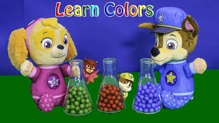 Paw Patrol and PJ Masks Explore Learning Colors