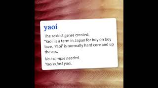 Urban Dictionary - Yaoi Definition