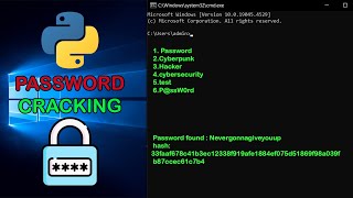 Make a Python PASSWORD CRACKER in MINUTES