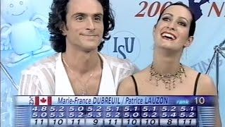 Marie-France Dubreuil and Patrice Lauzon - 2002 Worlds OD