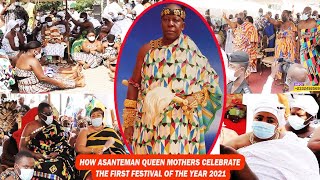 HOW ASANTEMAN QUEEN MOTHERS CELEBRATE THE FIRST FESTIVAL OF THE YEAR 2021