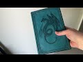 dragon journal with combination lock