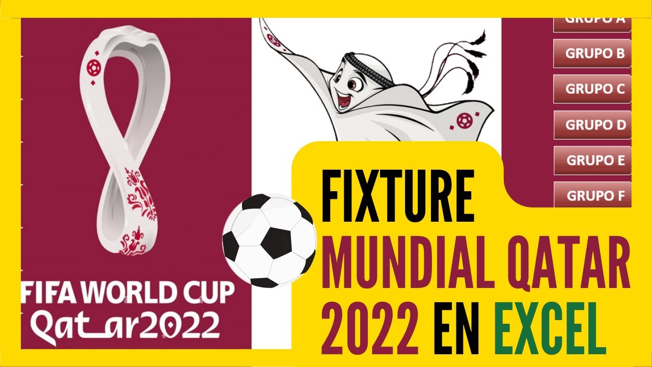 Fixture Copa Mundial FIFA QATAR 2022⚽en Excel - YouTube