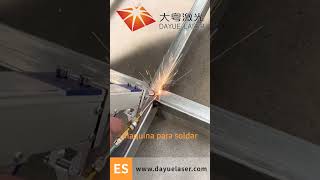 # soldador de hilo  # wire welder  _Mini fiber laser machine portable soldering sheet metal…