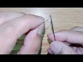 Easiest Way to thread a Needle | Needle Threading Hack #short #shorts