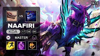 Naafiri vs Aurelion Sol Mid - KR Master - Patch 14.12 Season 14