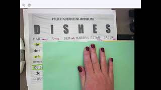 Subjunctive Irregular - DISHES