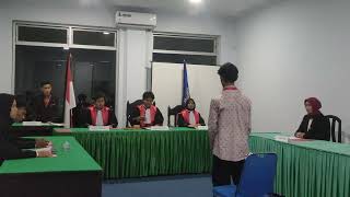 SIDANG PERADILAN SEMU PENANGANAN PERKARA PERDATA FAKULTAS HUKUM UNIVERSITAS POHUWATO