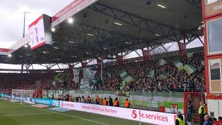 2020.03.01 1.FC Union Berlin - VfL Wolfsburg Wolfsburg fans chant.