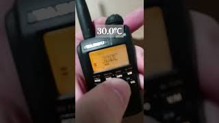 八重洲無線 VX-3 無線機内部温度をみてみる方法　#VX3 #YAESU #YAESU #温度