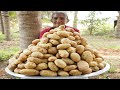 POTATO CHIPS Prepared by GRANDMA|countryfoodcooking