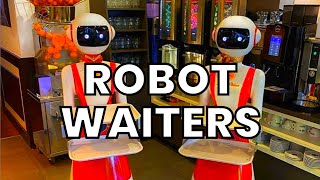 Will these ROBOT WAITERS 🤖 REPLACE HUMANS in restaurants?