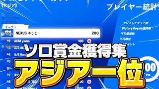 【もう見れない】ソロビクトリーカップ賞金獲得集！【フォートナイト/FORTNITE】