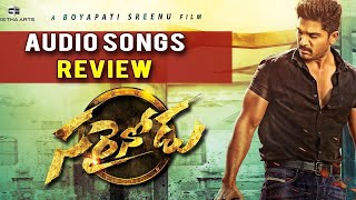 Sarainodu Telugu Movie Audio Songs Review by All Top 10