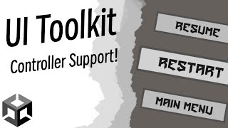 UI Toolkit Controller Support Pause Menu (Unity Tutorial)