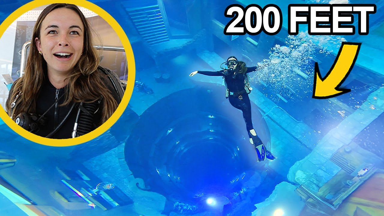Deepest Pool Inside The World S Deepest Swimming Pool That Reaches