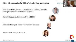 After Xi: Scenarios for China’s leadership succession