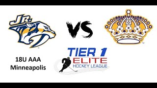 Nashville Jr Preds vs Jr Kings 18U AAA  T1EHL Championships 2023/24