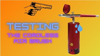 Cordless airbrush any good? unboxing and spray testing