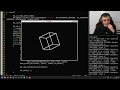 Coding a Rotating 3D Cube in C