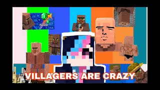 VILLAGERS ARE CRAZY | minecraft