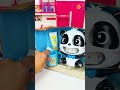 Satisfying with Unboxing & Review Cute Baby Bus Panda Set Toys Kitchen, Brushing Teeth, ASMR Videos