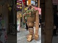 ラピュタのロボット兵を追い抜いてじっと見つめたら、こちらを見て「うんうん」してくれた♪