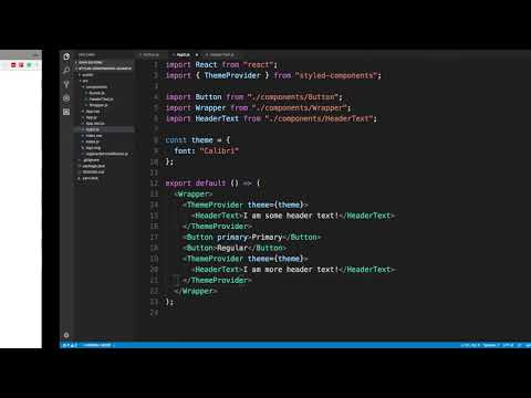 React Styled Components Tutorial - YouTube