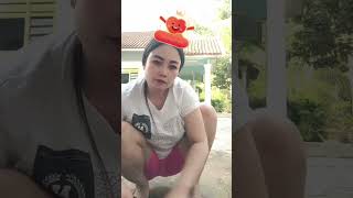 pagi.. yuk temenin bunda cantik nyuci di depan rumah #dailyvlog #live #tembem