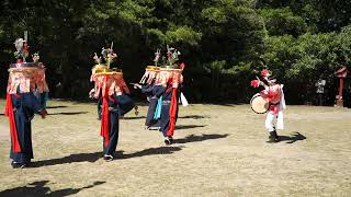 種子島南種子町茎永宝満神社の願成就奉納踊り　上之町大踊り