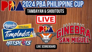 Live: Magnolia Chicken Timplados Hotshots Vs Barangay Ginebra San Miguel | Play by Play | Scoreboard