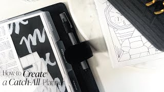 How to Create a Catch-All Planner | Cloth \u0026 Paper | Planner Flip Through