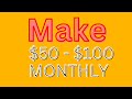 How To Make $50/$200 Monthly The Easiest Way In 2023