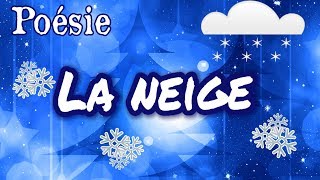 French poem ⛄❄ La neige d'Anne Hébert ⛄❄