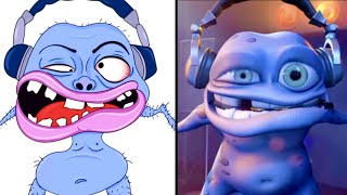 CRAZY FROG DRAWING MEME | funny crazy frog everyone song meme