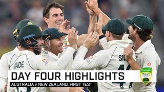 Australia turn up the heat to storm to first Test win | First Domain Test v New Zealand