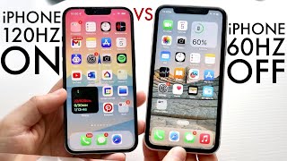 iPhone: Promotion 120Hz On Vs Promotion Off! (Which Should You Do?)