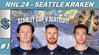 [NHL 24 SEATTLE KRAKEN]/#1/ PRVNÍ ZÁPAS A INFARKTOVÉ NÁJEZDY!!!