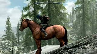 Skyrim Гнедая лошадь