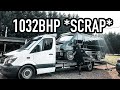 MY *1032 BHP* HYPER TRANSIT VAN IS NOW SCRAP!! **WE GOT INTO A FIGHT** **EP2**